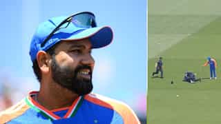 T20 WC: Rohit Sharma seeks help for pitch invader as New York Police handcuffs fan during IND-BAN tie – Watch