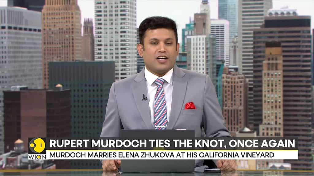 Media Mogul Rupert Murdoch marries Elena Zhukova at his California vineyard