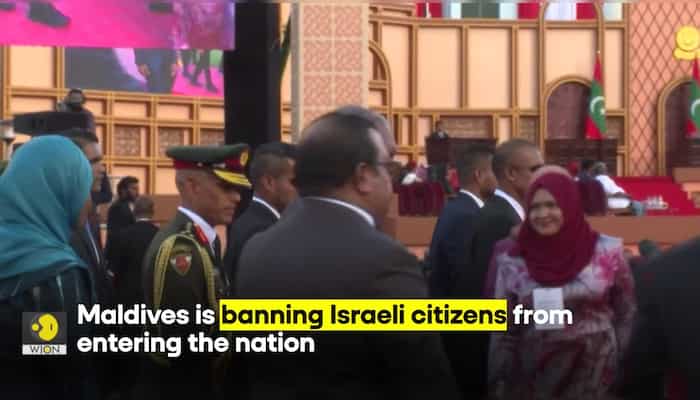 Why did Maldives ban entry of Israeli citizens?