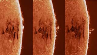 Astrophotographer captures ‘dance of plasma’ in close-up shot of gigantic sunspot