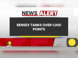 India Elections 2024: Sensex tanks over 1,000 points while Nifty down over 350 points