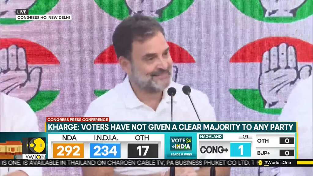 India Election Results: Rahul Gandhi lauds I.N.D.I.A. members for 'saving democracy'