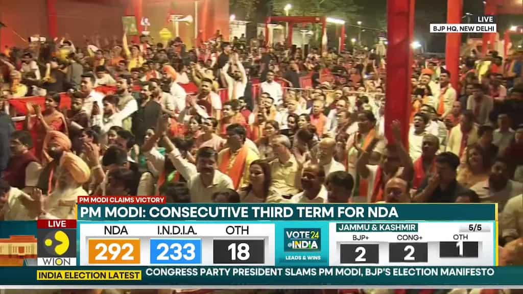 India Election Results: PM Modi thanks people of India, Election Commission and party workers