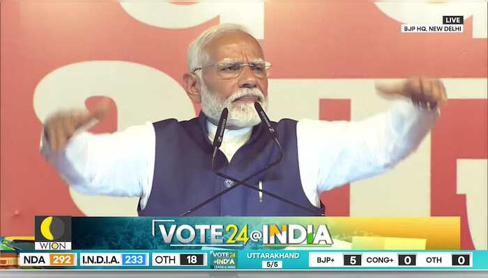 India Election Results: PM Modi thanks Naidu, Nitish Kumar in victory speech
