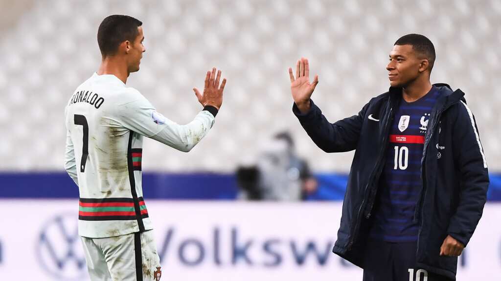 Cristiano Ronaldo greets Kylian Mbappe after Real Madrid switch, texts 'excited to see you light up Bernabeu'