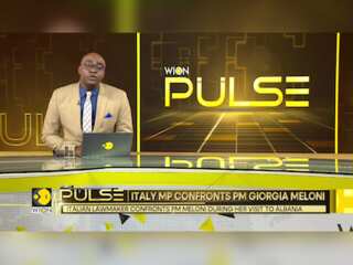 Italian lawmaker confronts PM Meloni in Albania
