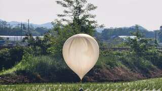 Balloon war? South Korea flies balloons with anti-Kim Jong Un material, music flash drives into North Korea