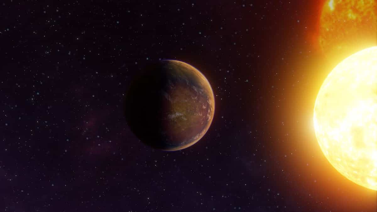 This exoplanet is being bombarded with radiation by its giant star. This hints our Earth will... This exoplanet is being bombarded with radiation by its giant star. This hints our Earth will...