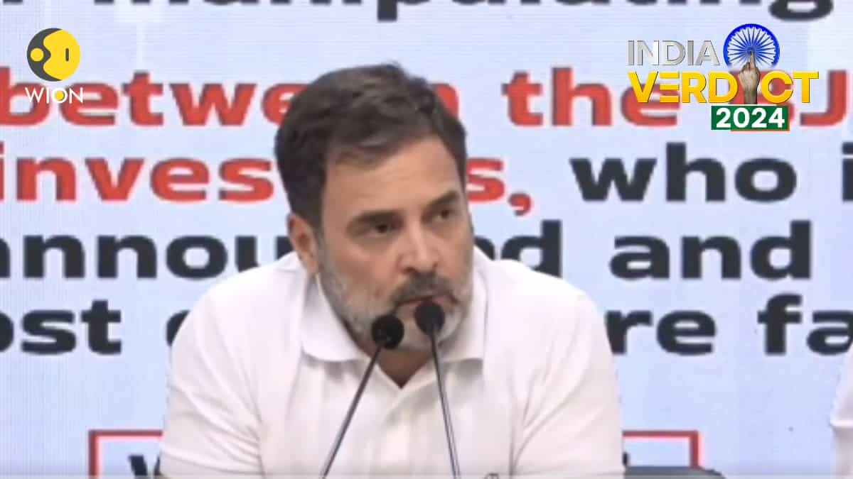 Stock market scam: Modi, Shah gave investment advice during Lok Sabha polls, alleges Rahul; BJP reacts Stock market scam: Modi, Shah gave investment advice during Lok Sabha polls, alleges Rahul; BJP reacts