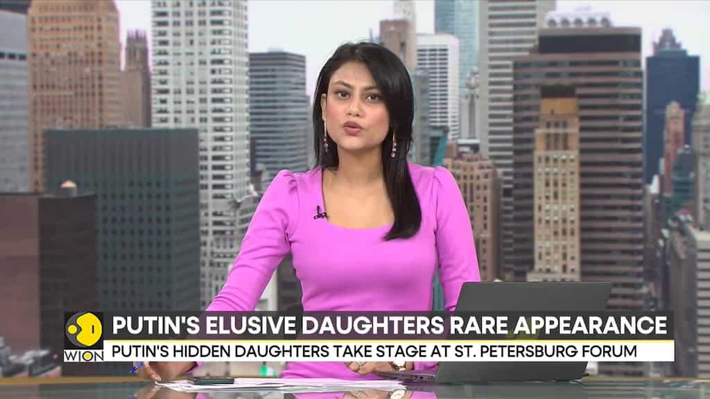Russia: Putin's hidden daughters take stage at St.Petersburg forum