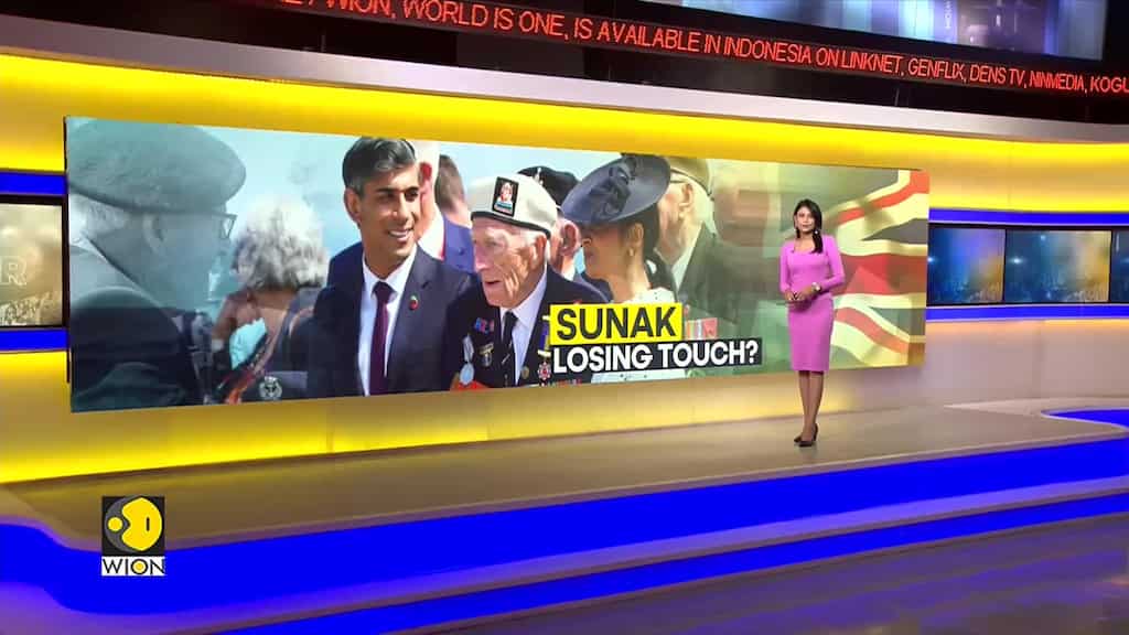 British PM Rishi Sunak left D-Day memorial early, angering public
