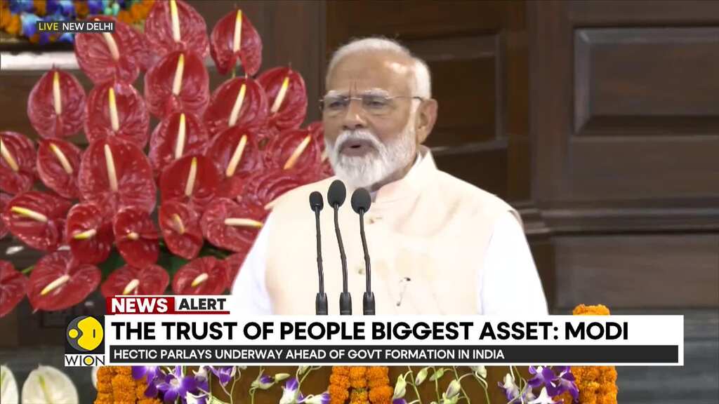 PM Modi addresses NDA meet: The trust of people biggest asset: Modi