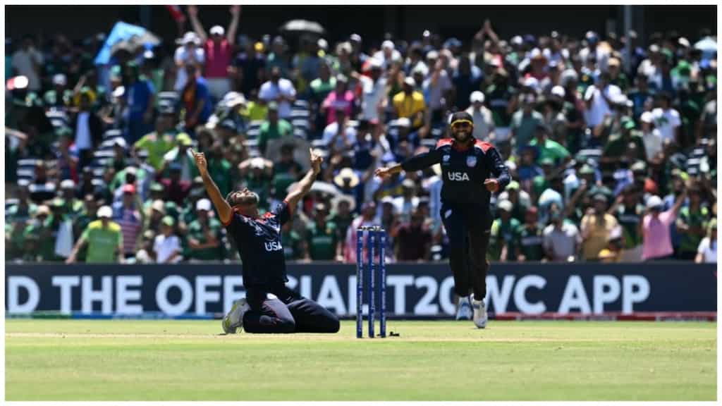 T20 WC: Saurabh Netravalkar calmly grins as USA record HISTORIC win against Pakistan - Watch