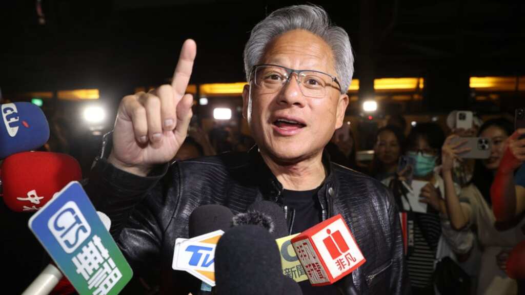 Watch: Woman asks Nvidia CEO Jensen Huang to autograph her chest, he obliges hesitantly