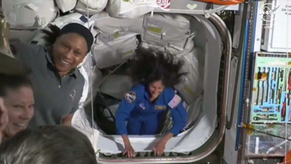 Watch: Indian-origin astronaut Sunita Williams dances sprightly on arriving at Int’l Space Station