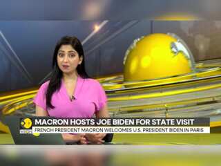 French President Macron welcomes US President Biden in Paris