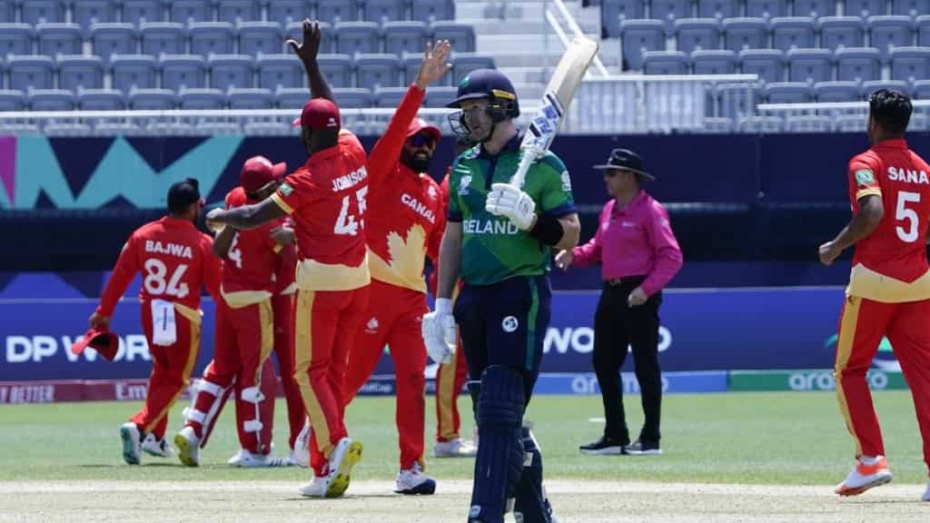 T20 World Cup: Canada stun Ireland by 12 runs to register maiden win