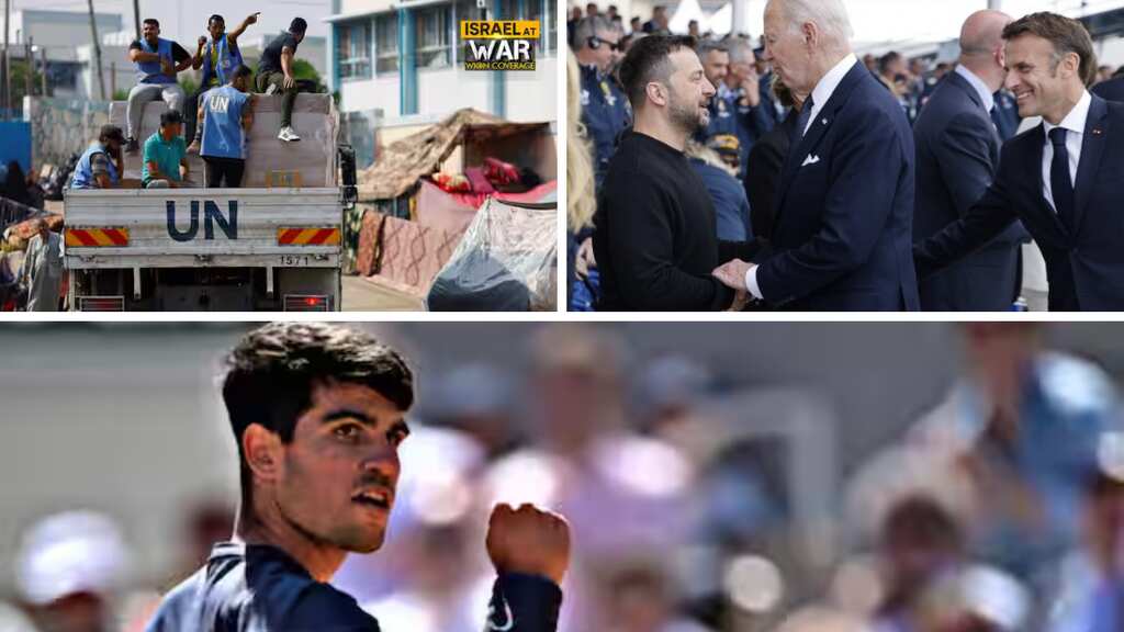 Morning brief: Israel bombs another Gaza school; Alaraz in French Open final; and more
