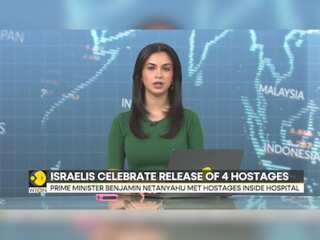 Israel-Hamas war: Israelis celebrate after four hostages taken from Nova festival rescued