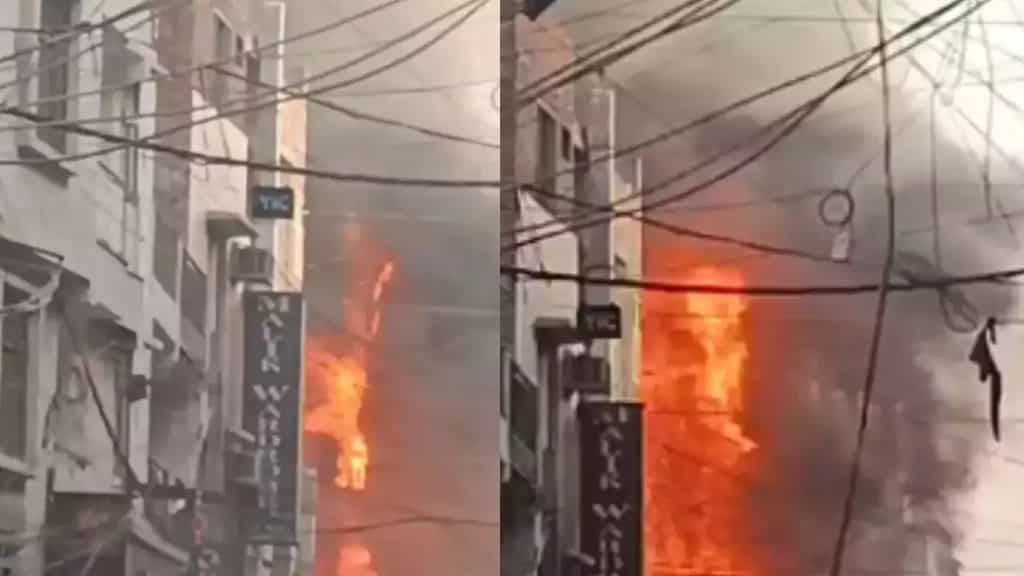 Watch: Fire in Shaheen Bagh in Indian capital Delhi destroys shops and apartments