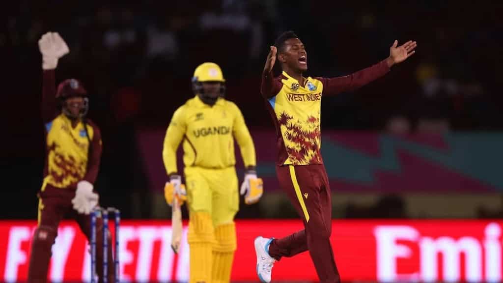 T20 World Cup: Akeal Hosein picks career-best haul as West Indies crush Uganda in record win