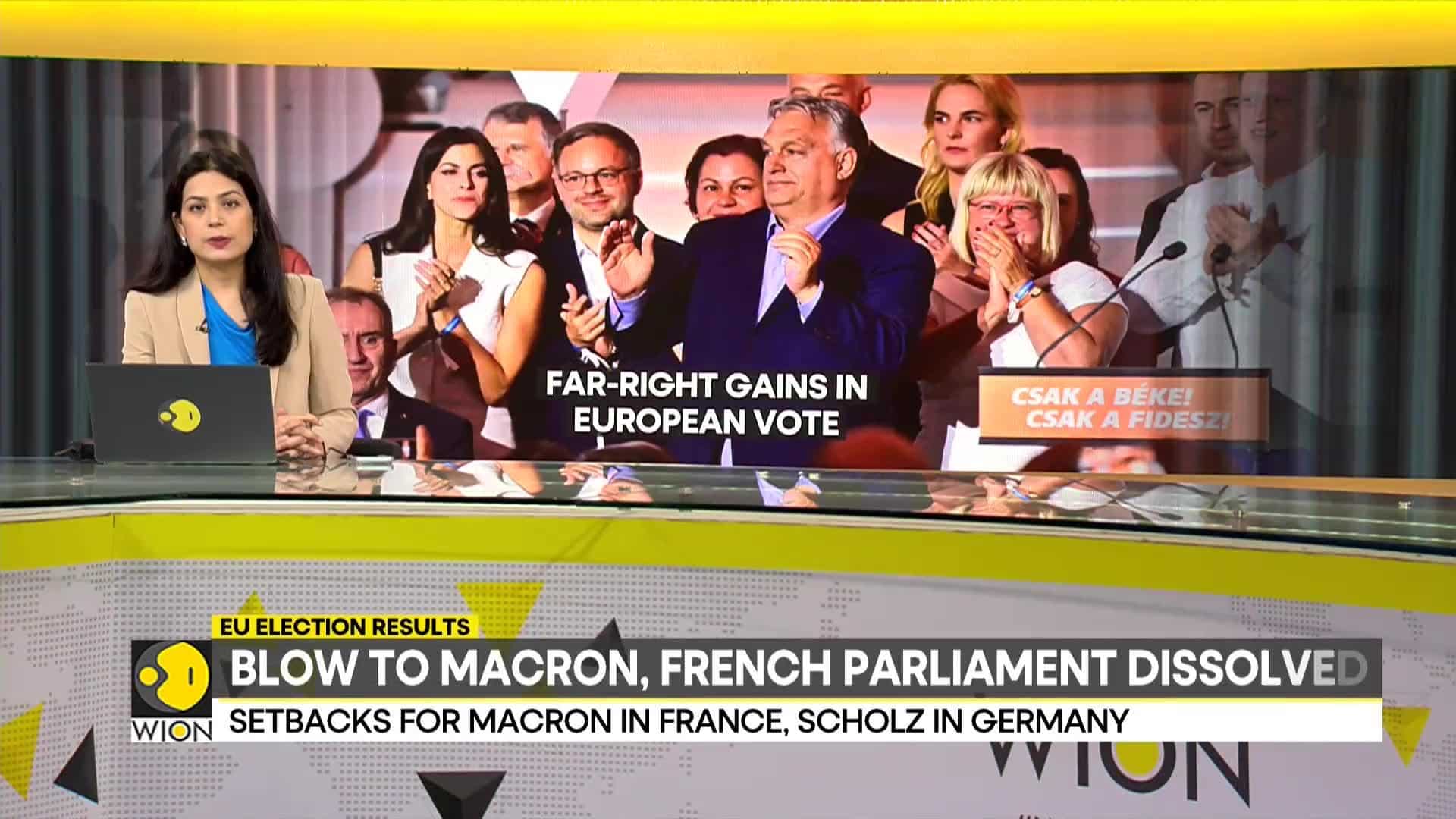 EU election results: Setbacks for Macron in France, Scholz in Germany ...