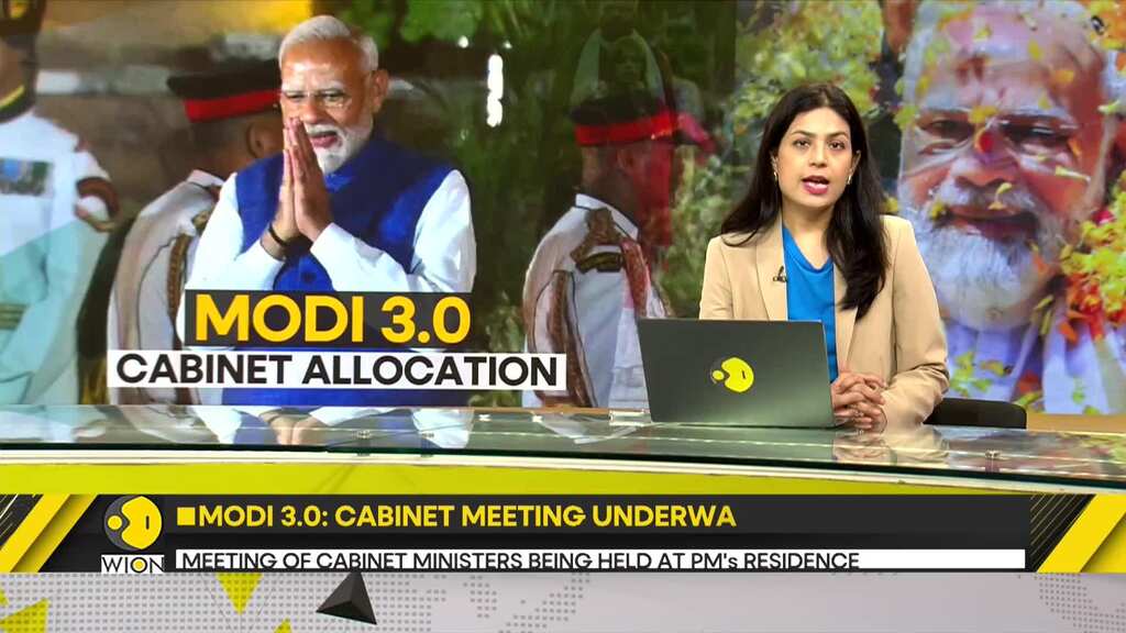 Modi 3.0 government: Cabinet meeting underway, suspense over portfolios continues