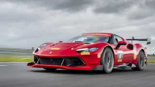 Ferrari 296 Challenge debuted at the Snetterton race circuit