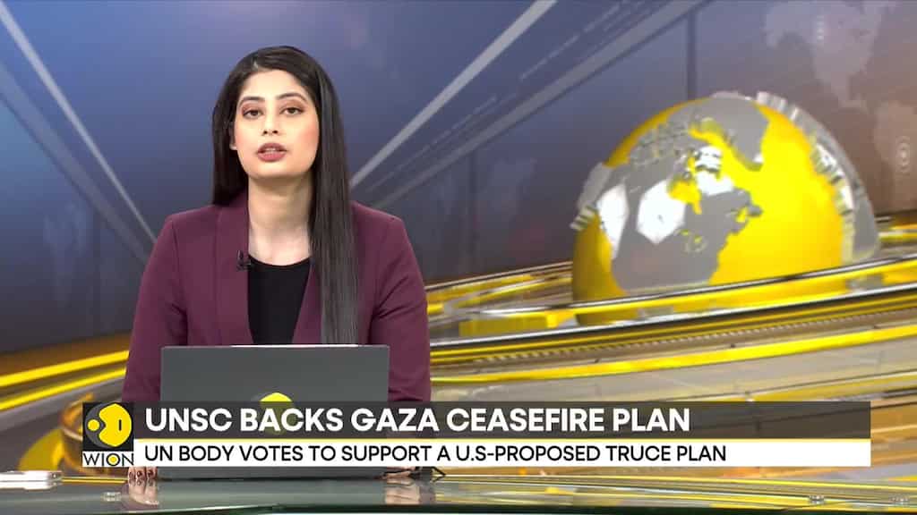 UN body votes to support a U.S-proposed truce plan on Gaza ceasefire