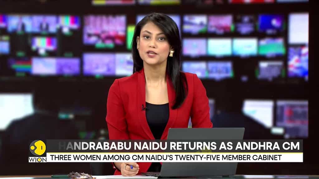 TDP's Chandrababu Naidu takes oath as Andhra Pradesh's CM; PM Modi, NDA allies present