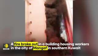 Kuwait fire: At least 40 killed and several injured as fire engulfs building