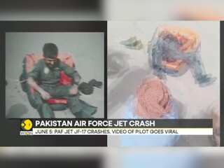 Pakistan Air Force jet JF-17 crashes, pilot ejects successfully