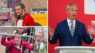 UK police charge man who hurled objects at British right-wing leader Nigel Farage