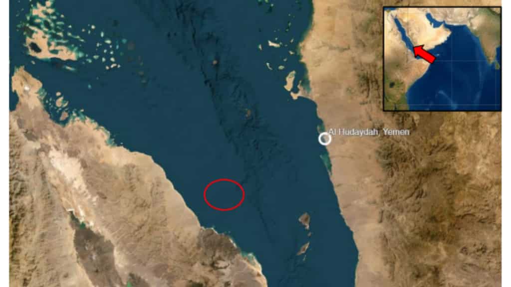 Greek-owned ship, reportedly bound to India, damaged by small vessel in Red Sea