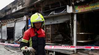 Deadly fire engulfs Thailand's Chatuchak market, kills over 1,000 exotic animals