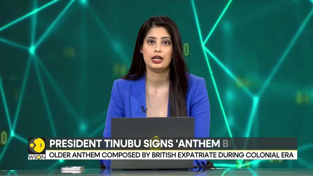 Nigerian President reverts nation to independence-era anthem