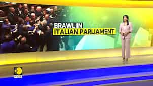 Fistfight between Italian lawmakers as they discussed a bill over local autonomies