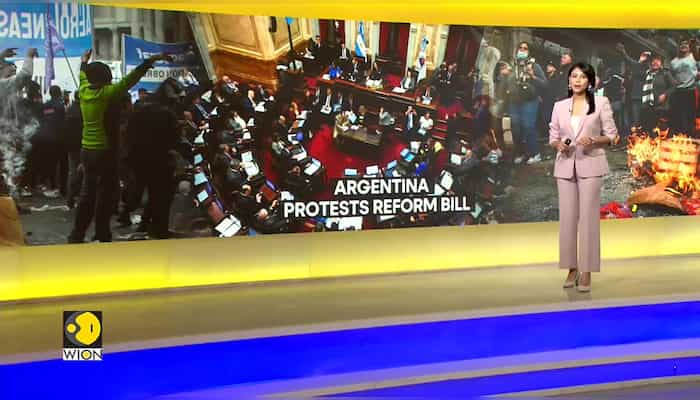 Argentina Protests: Senate passes Milei's reform bill, Individual Measures up next