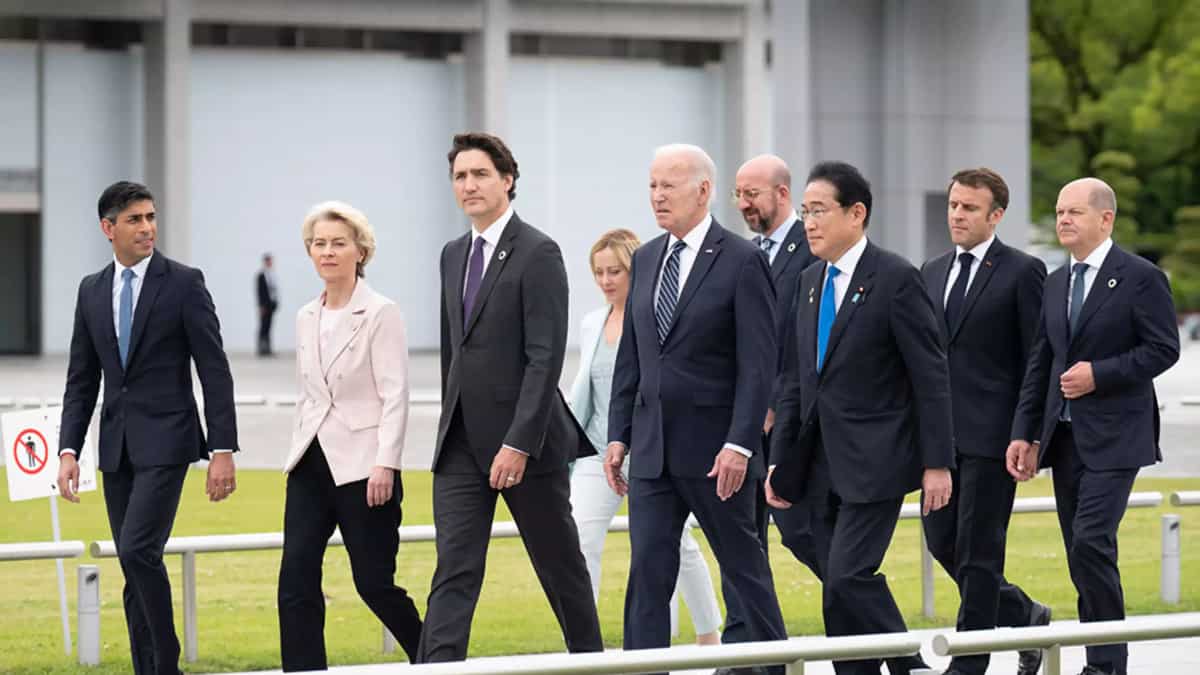 G7 leaders pledge $50 billion for Ukraine by year end, says France G7 leaders pledge $50 billion for Ukraine by year end, says France