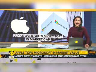 Apple tops Microsoft in market value