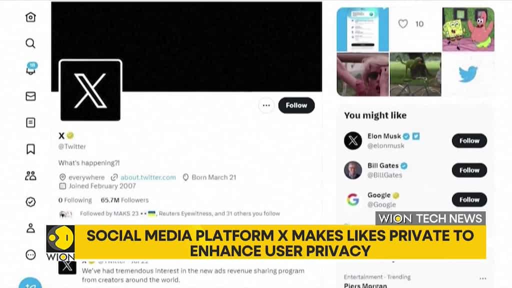 Social media platform X makes likes private to enhance user privacy