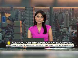 Israel war: US sanctions Israeli group for blocking aid