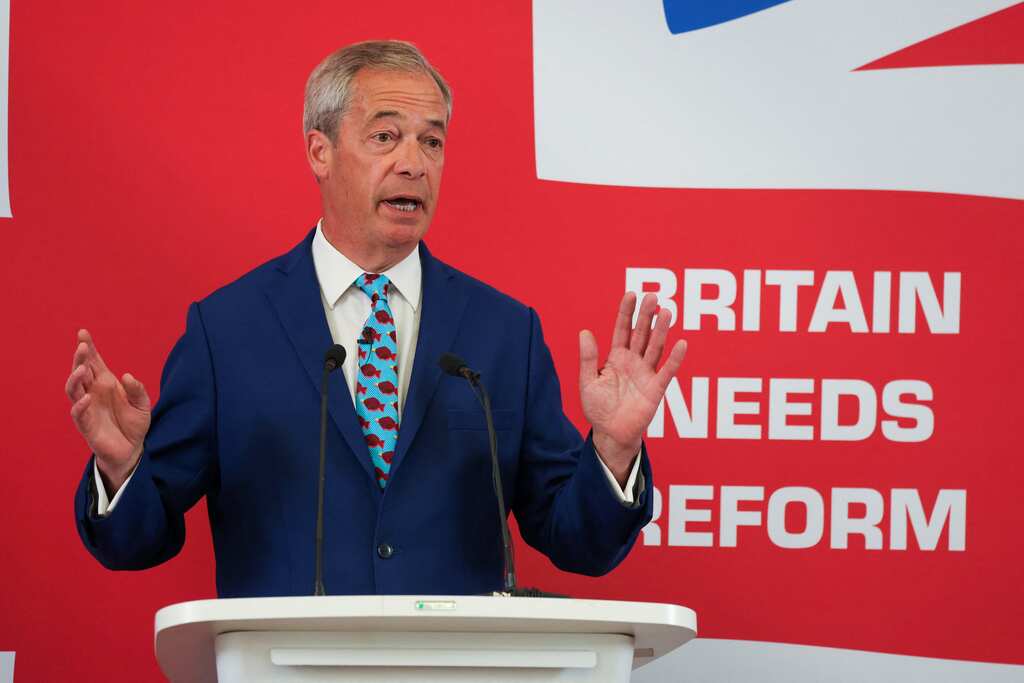 Reform UK overtakes PM Sunak's Conservatives in opinion poll