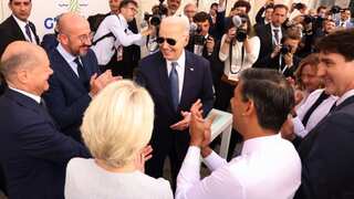 Watch: G7 leaders sing 'Happy Birthday' to German Chancellor Olaf Scholz