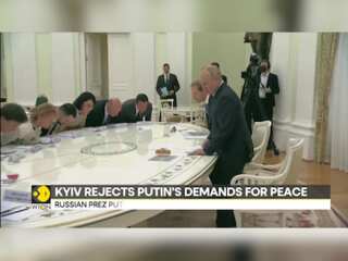 Ukraine dismisses Putin's demand for peace, calls them 'absurd'
