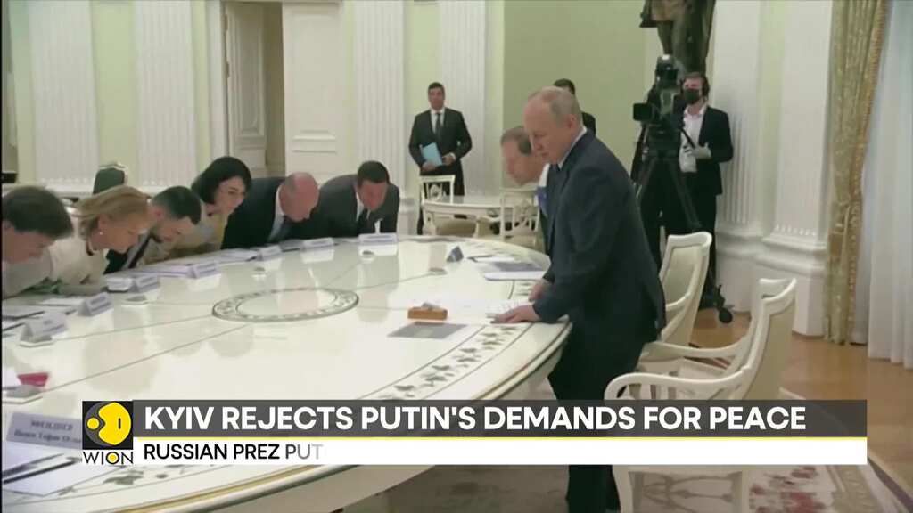 Ukraine dismisses Putin's demand for peace, calls them 'absurd'