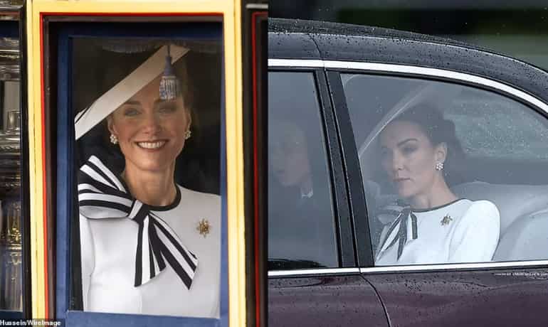 Kate Middleton makes first public appearance since cancer diagnosis