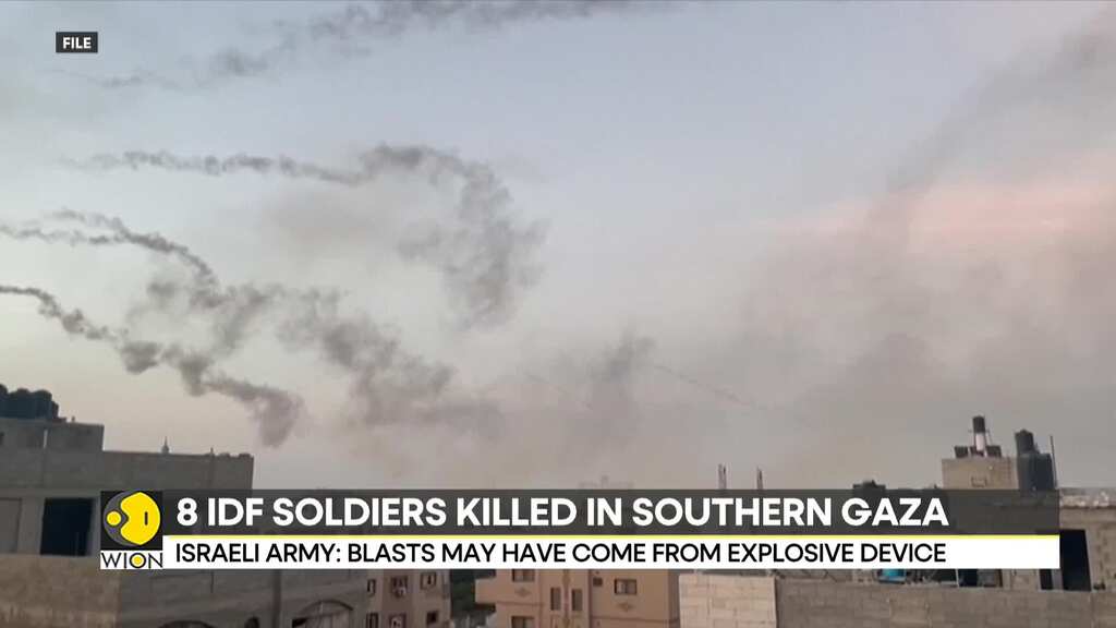 Eight IDF soldiers killed in Gaza, Netanyahu says 'heartbreaking price of war'