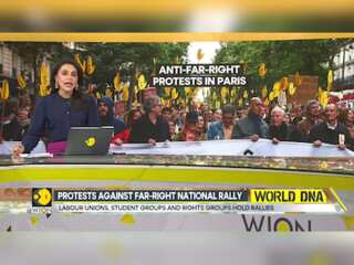 Thousands march ahead of French elections; Labour group, Student group & Rights groups hold rallies