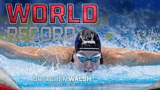 Paris Olympics 2024: Gretchen Walsh breaks 100m butterfly world record at U.S. swimming trials